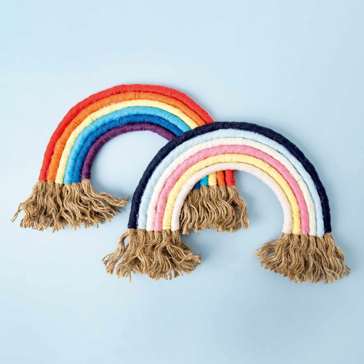 Bastelanleitung Woll-Regenbogen von idee. Creativmarkt