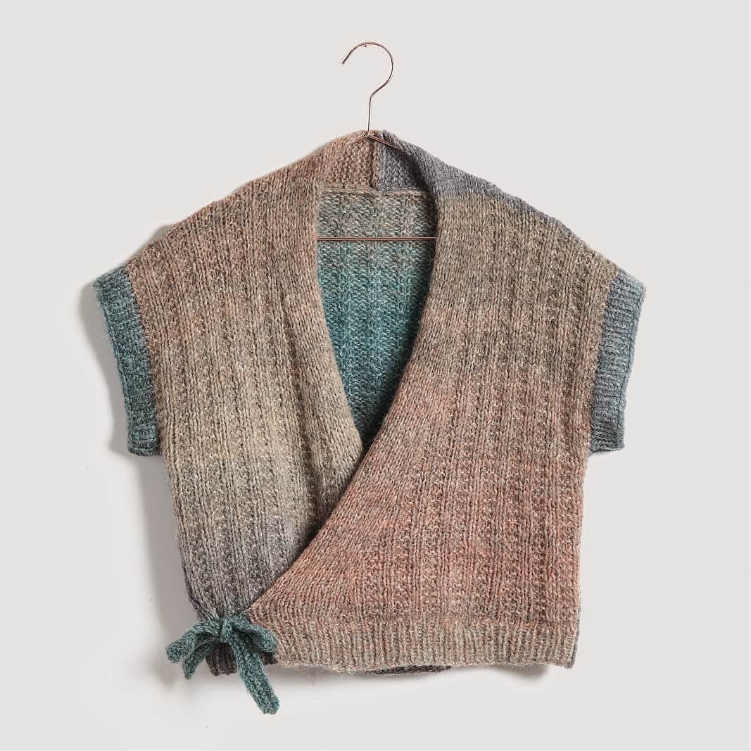 Gestrickte Weste: Modell 15 aus dem Heft Lovewool No. 23