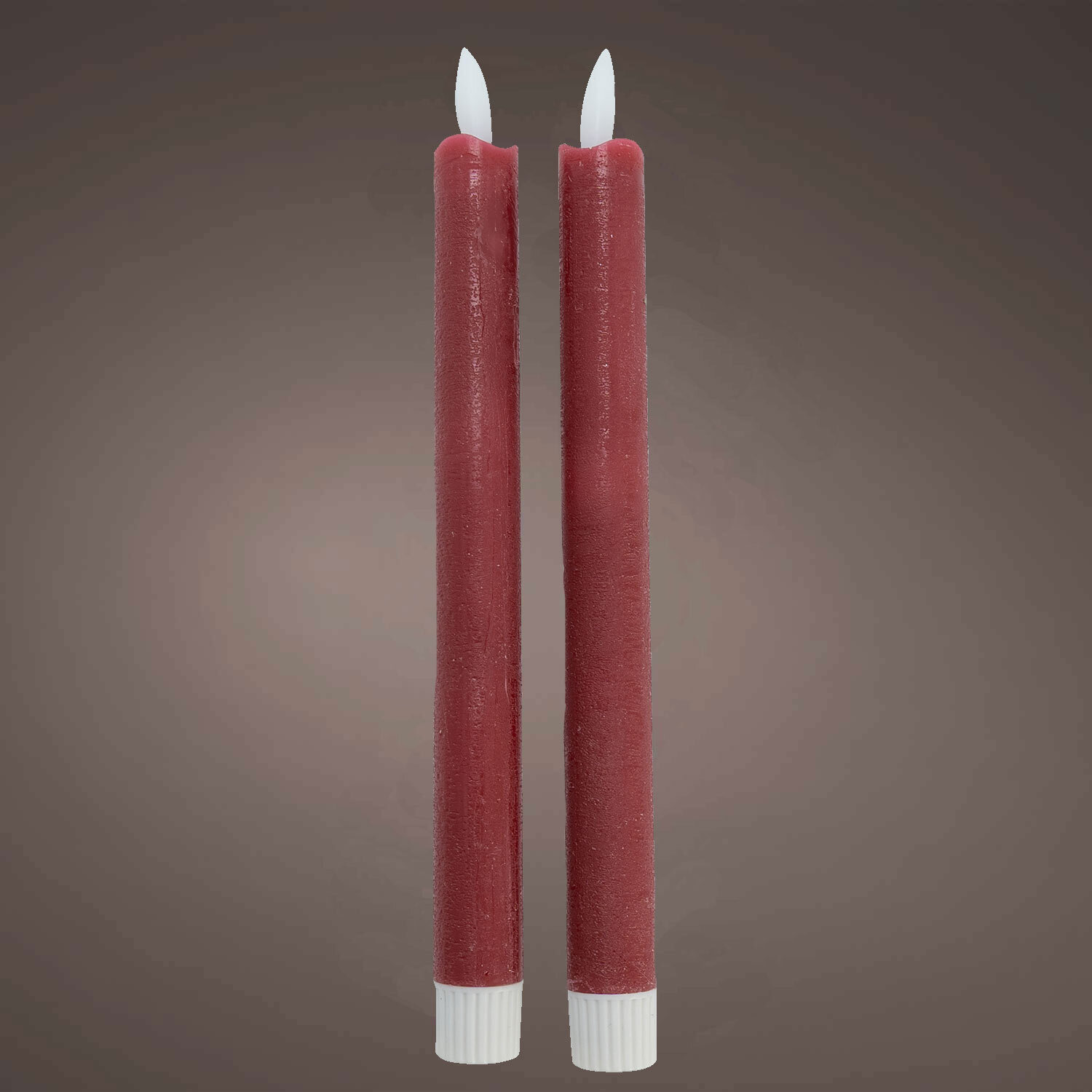 LED-Spitzkerze aus Wachs 24,5cm