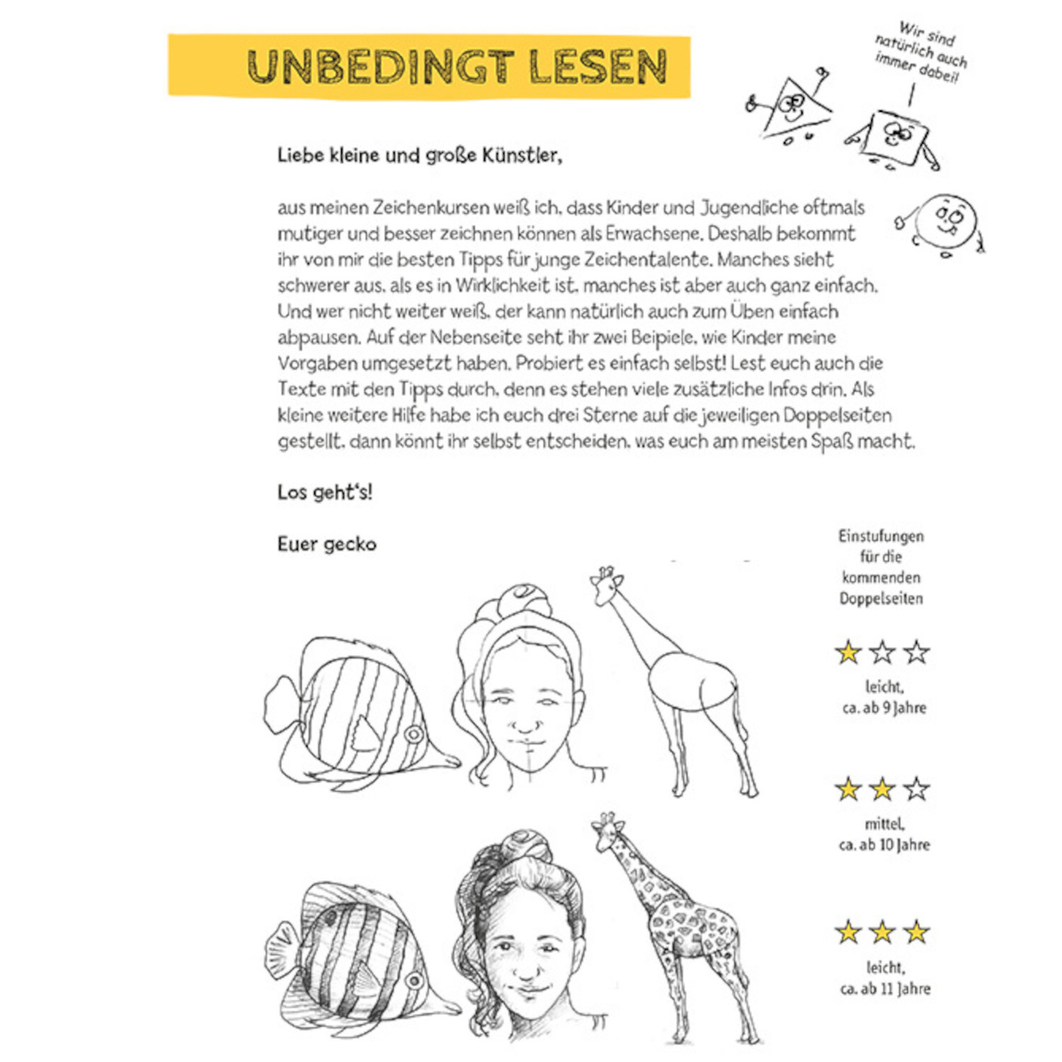 Kunst des Zeichnens für Kinder von frechverlag