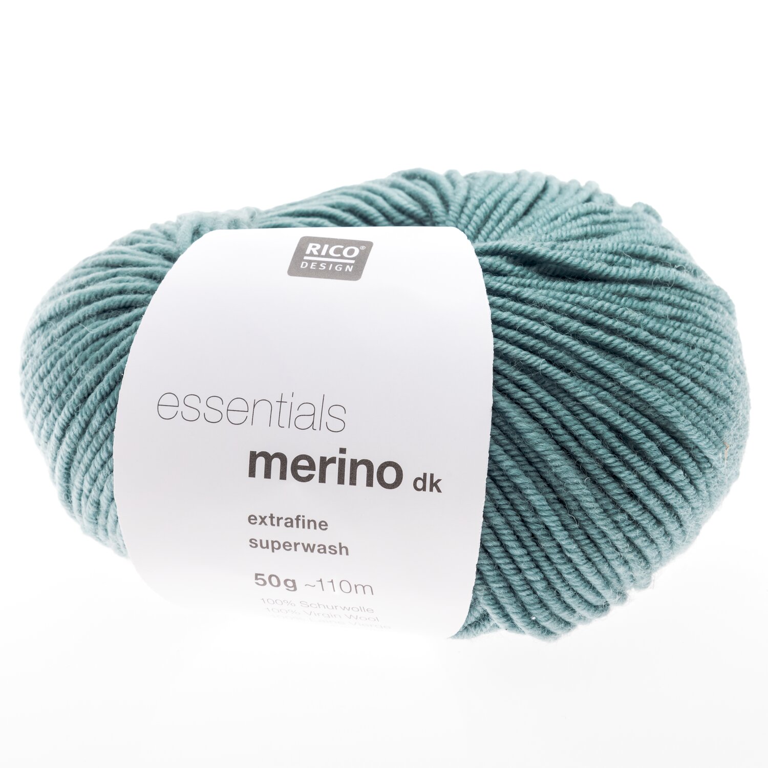 Essentials Merino dk 50g 110m Farbe Hellpetrol von Rico Design
