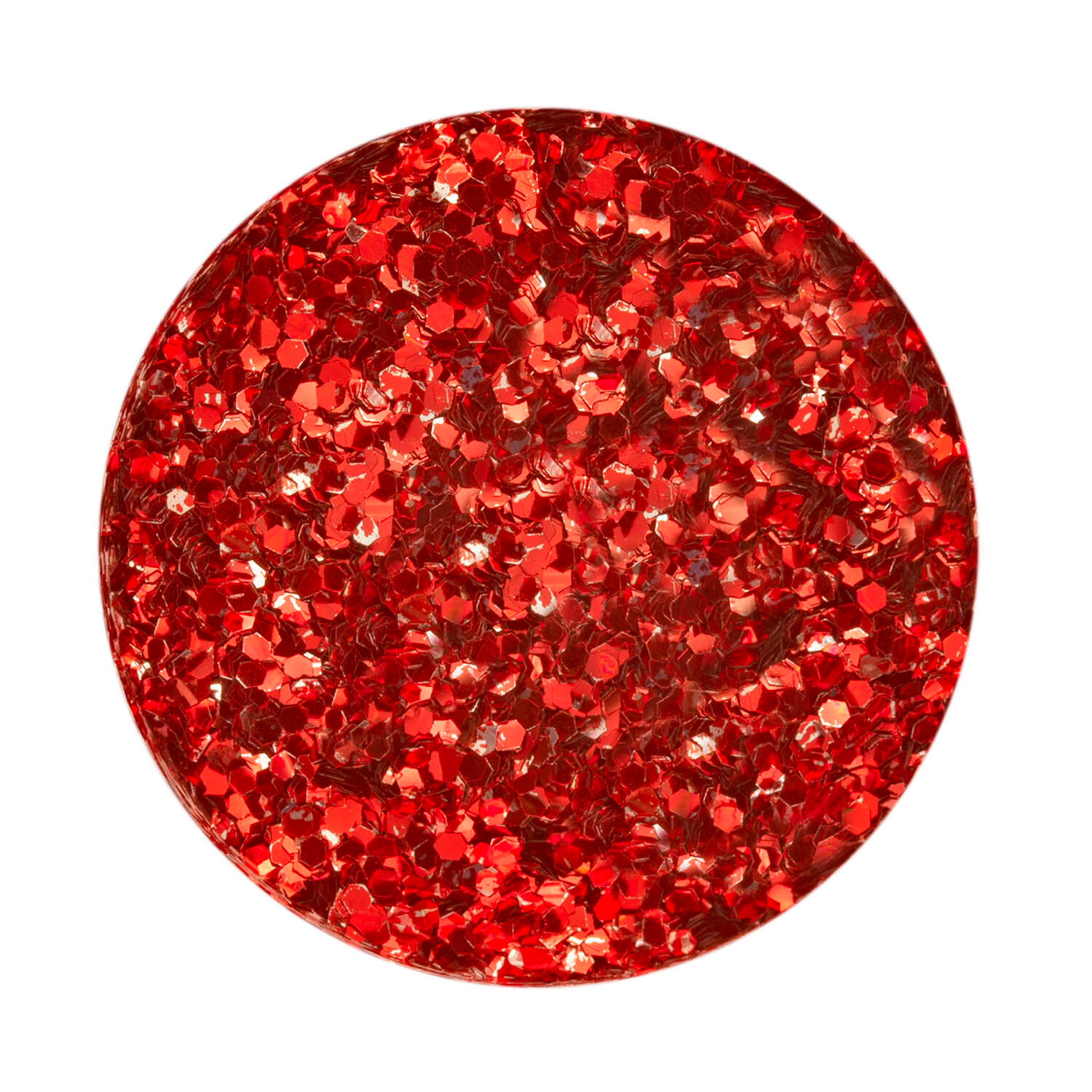 Bio Glitter grob 10g Farbe Rot von GLOREX 