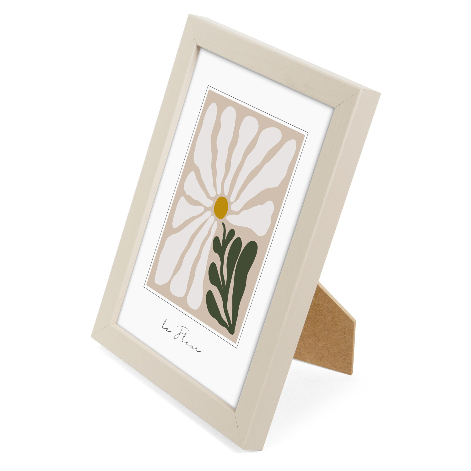 Bilderrahmen Aura Beige aus Holz von Goldbuch Georg Brückner 
