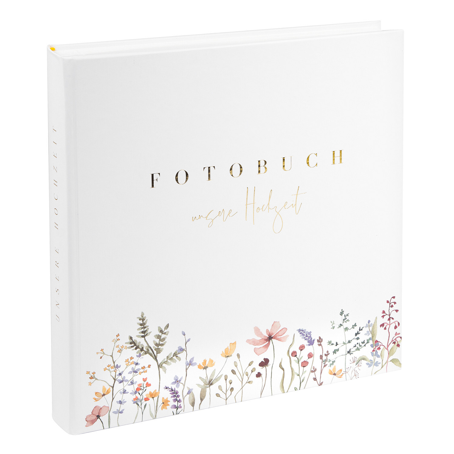 Hochzeitsalbum Blütenliebe Weiß 60 Seiten 30x31cm von Goldbuch Georg Brückner 