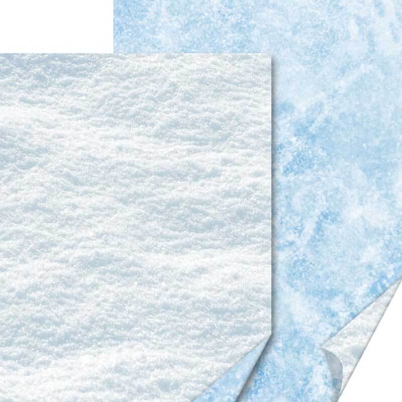 HEYDA Motivkarton Schnee 50x70cm 300g/m²