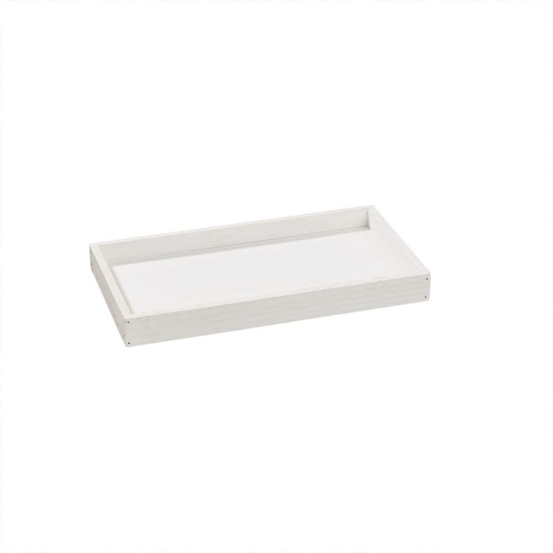 Hobby Fun Holztablett Basic weiß 30x16x3cm