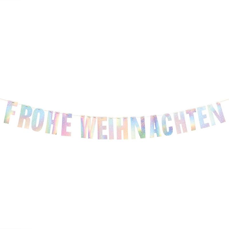 Paper Poetry Girlande Frohe Weihnachten 3m Hot Foil