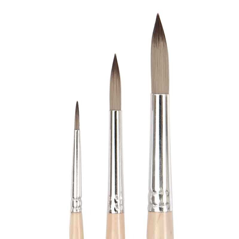 Rico Design Pinsel Hobby Synthetic Ergonomic rund