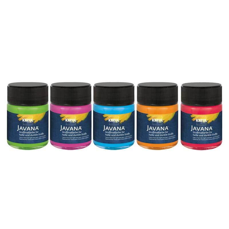 KREUL Javana Stoffmalfarbe helle und dunkle Stoffe 50ml