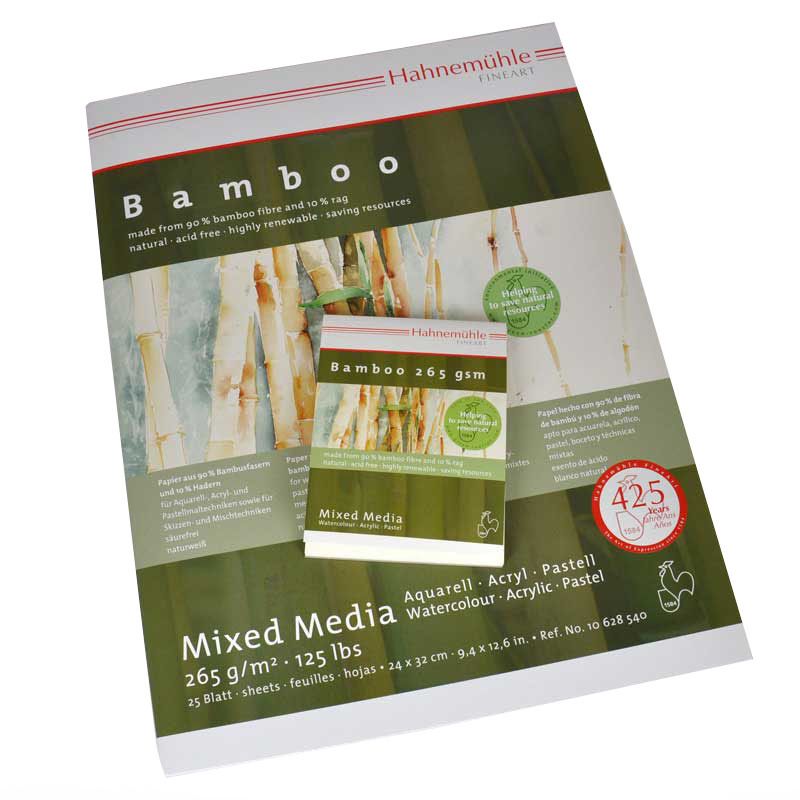Hahnemühle Block Bamboo Mixed Media 265g/m² 25 Blatt