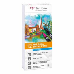 Tombow ABT Dual Brush Pen Primärfarben 12er Set Tombow ABT Dual Brush Pen Primärfarben 12er Set