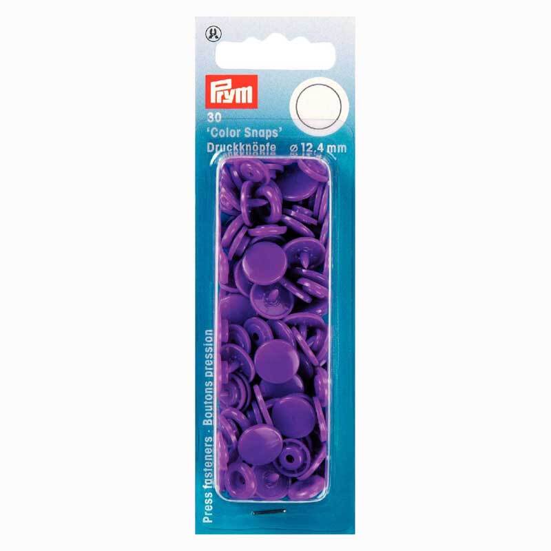 Prym Color Snaps Druckknöpfe lila 12,4mm 30 Stück