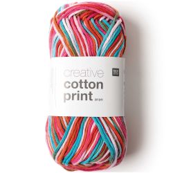 Rico Design Creative Cotton Print aran 50g 85m Rico Design Creative Cotton Print aran 50g 85m