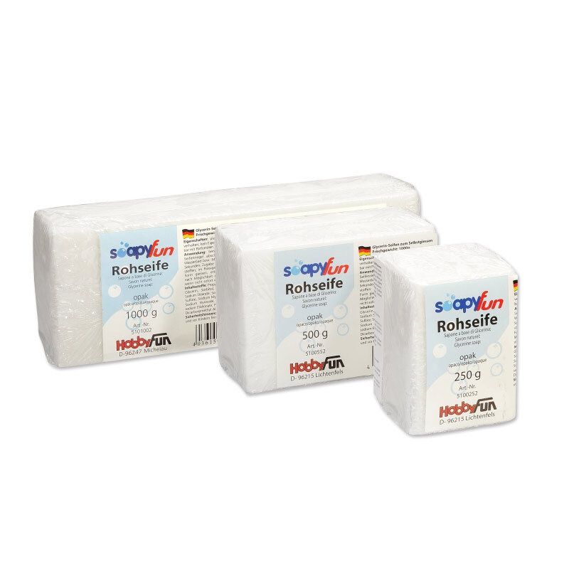HobbyFun Soapyfun Rohseife opak-weiß