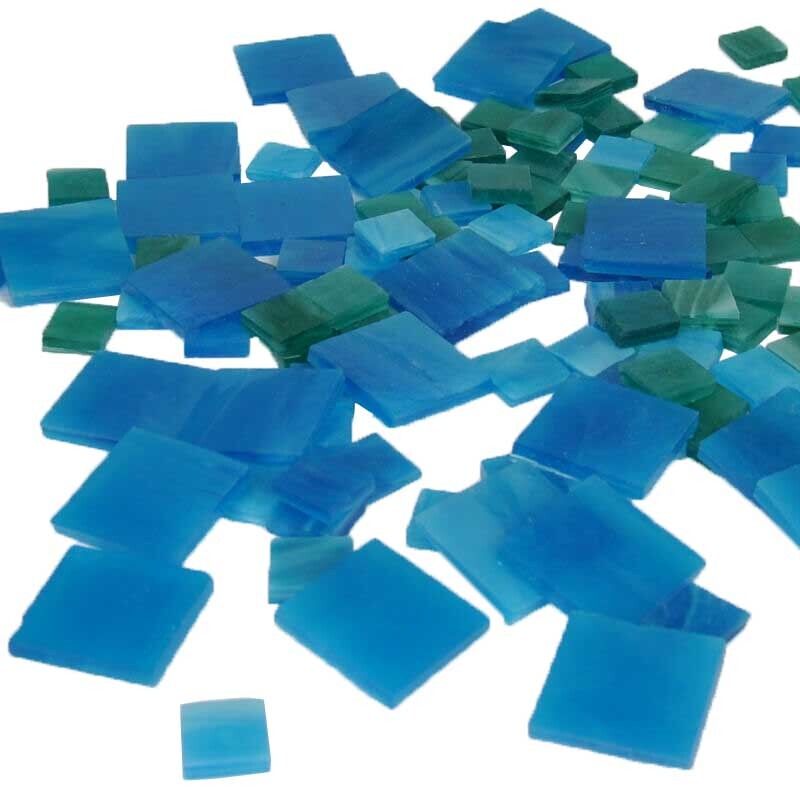 Rico Design Tiffany-Mosaiksteine 20x20mm 200g ca. 72 Steine