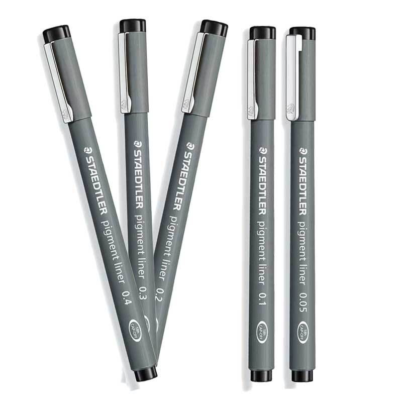 Staedtler Pigment Liner schwarz