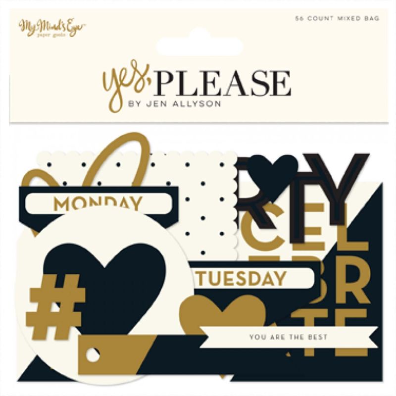 MyMindsEye Scrapbooking Yes Please - Mixed Bag