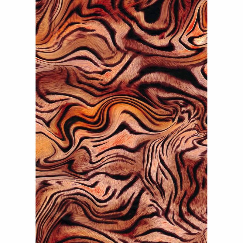 décopatch Papier Tiger verschwommen 3 Bogen