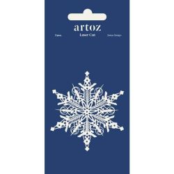 Artoz Laser cut Schneeflocke L M S 3 Stück Artoz Laser cut Schneeflocke L M S 3 Stück