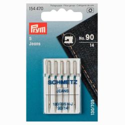 Prym Nähmaschinennadeln 130/705 Jeans Nr.90 5 Stück Prym Nähmaschinennadeln 130/705 Jeans Nr.90 5 Stück