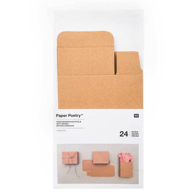 Paper Poetry Adventskalenderboxen Set 24teilig