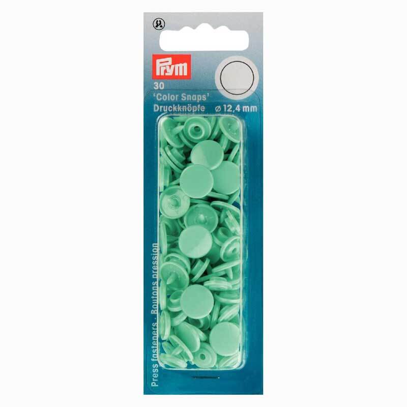 Prym Color Snaps Druckknöpfe mint 12,4mm 30 Stück