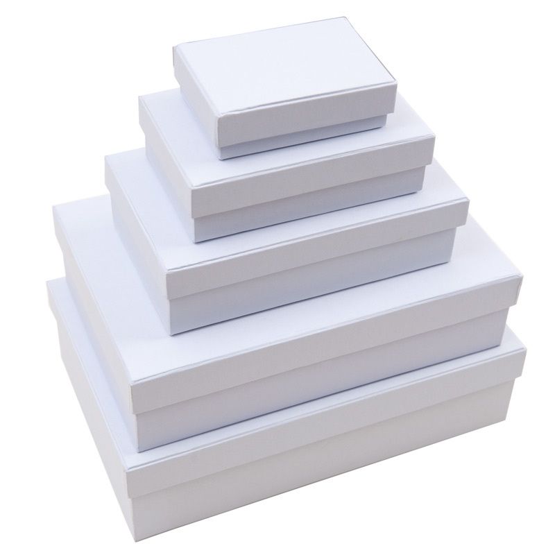 Rico Design Rechteckbox weiß