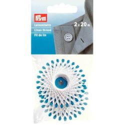 Prym Leinenzwirn weiß 2x20m Prym Leinenzwirn weiß 2x20m