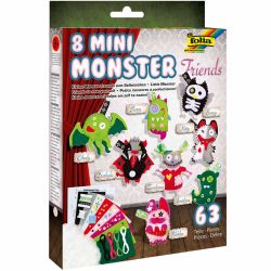 folia Bastelset Mini Monster für 8 Monster folia Bastelset Mini Monster für 8 Monster