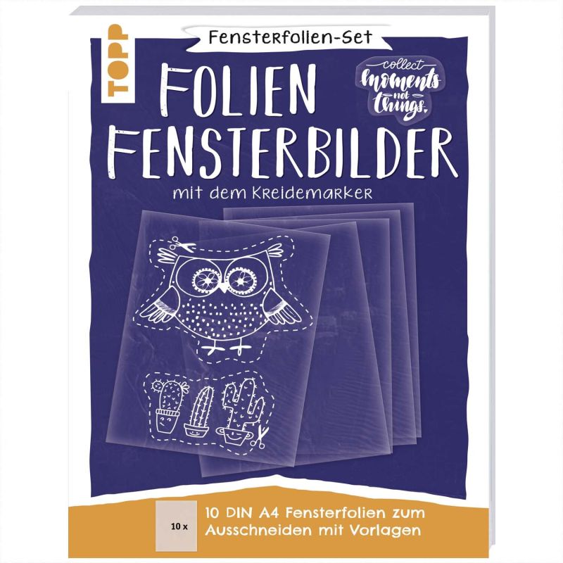 TOPP Fensterfolien-Set: DIN A4