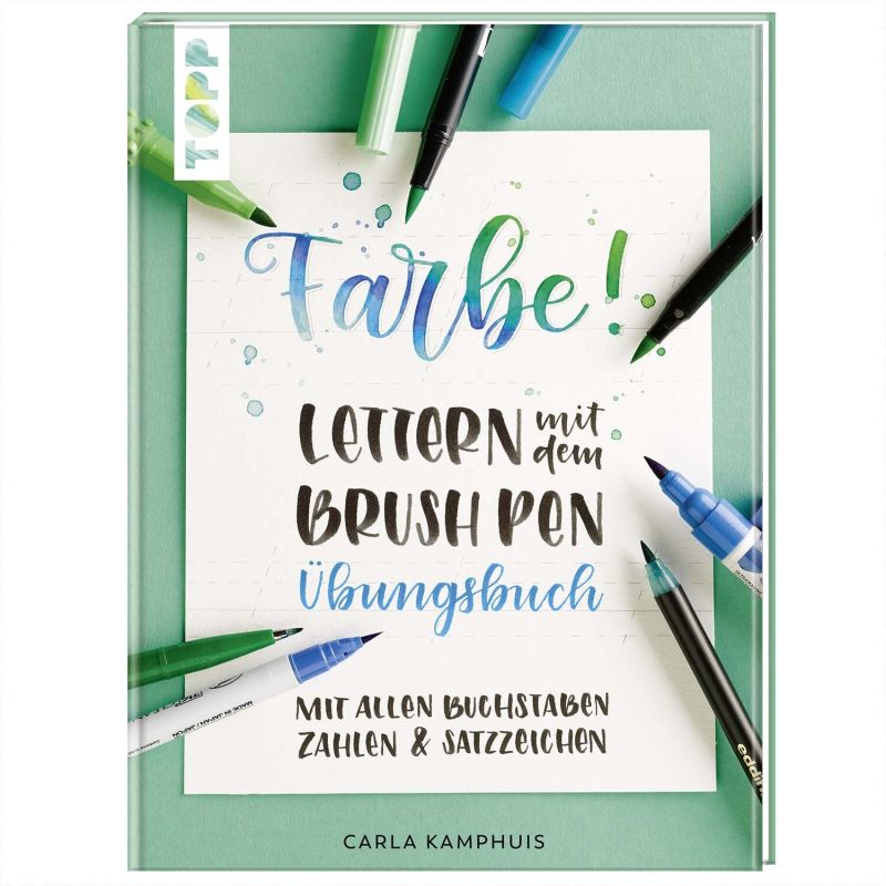 TOPP Farbe! Lettern mit dem Brush Pen - Übungsbuch