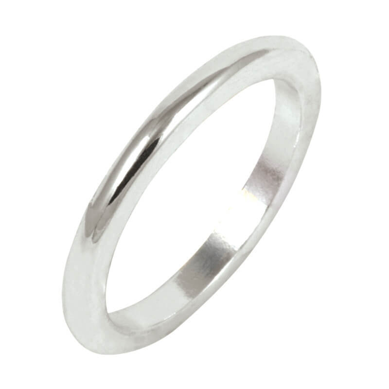 Rico Design Ring schlicht Kante rund 16mm