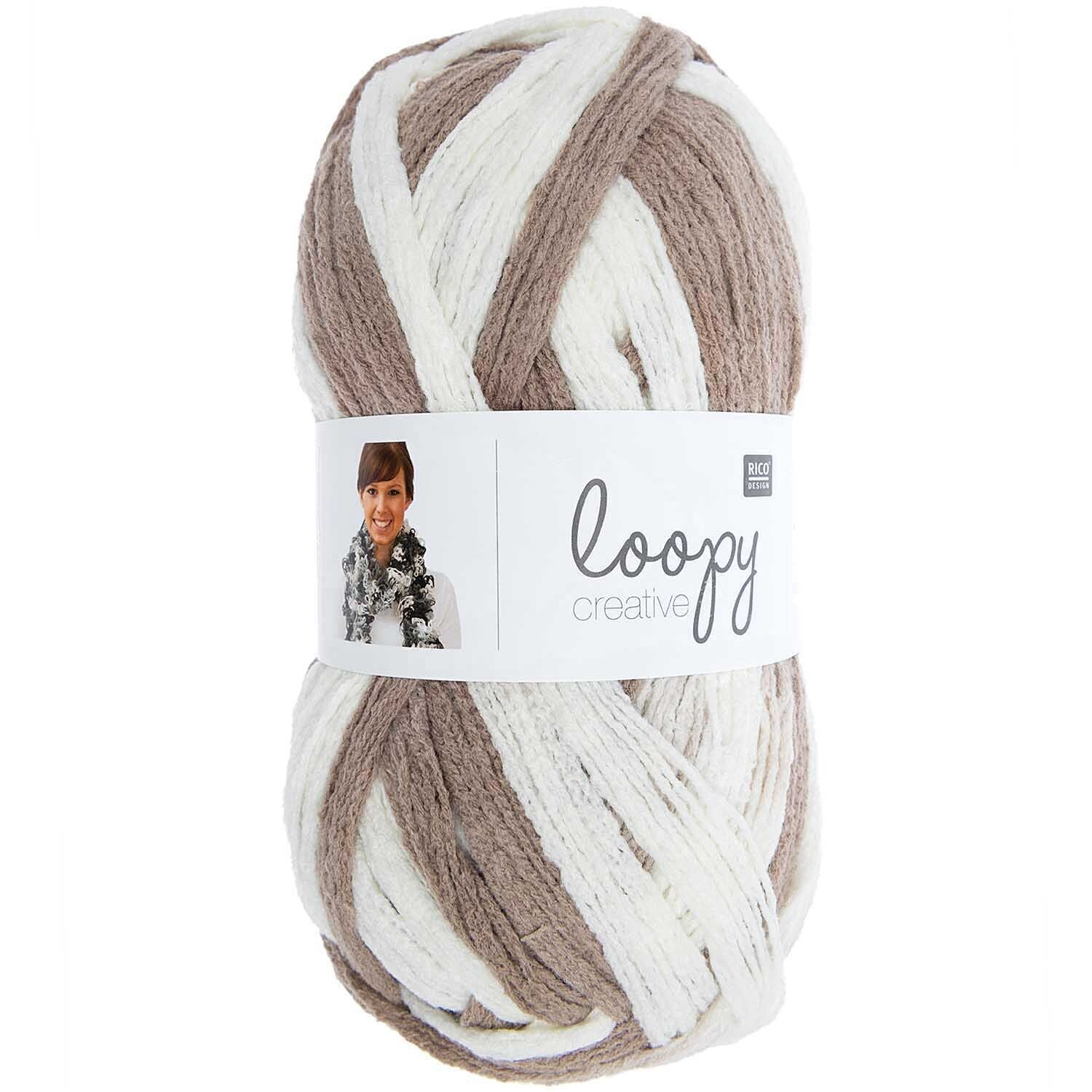 Rico Design Creative Loopy print 150g 45m multi grün