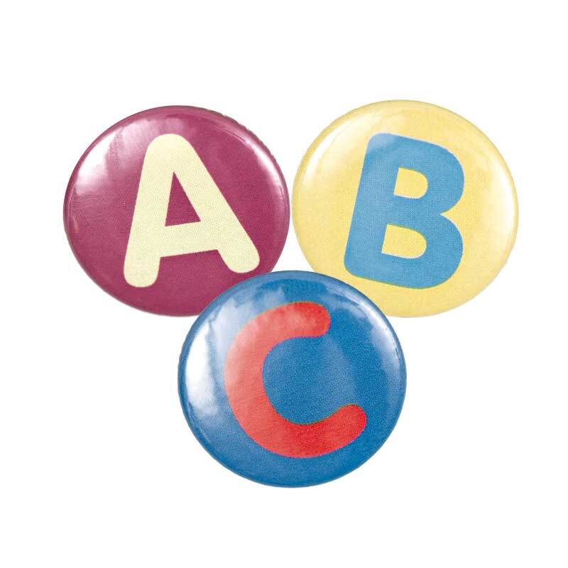 Rico Design Button Buchstabe