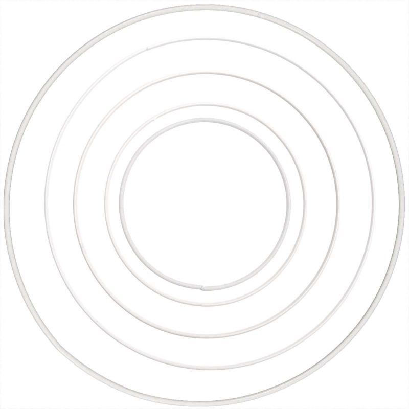 Rico Design Metallring weiß