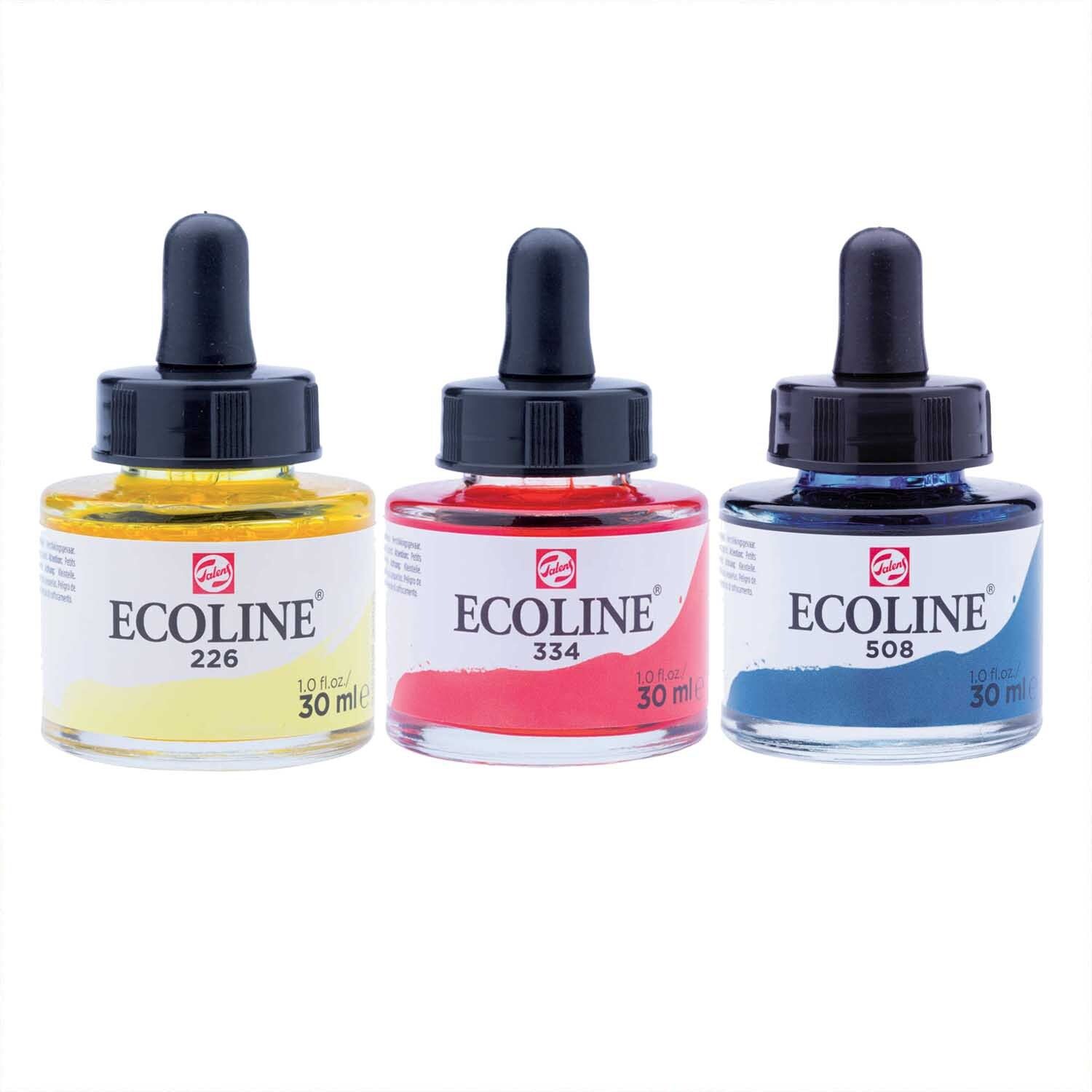 ECOLINE flüssige Wasserfarbe 30ml weiß