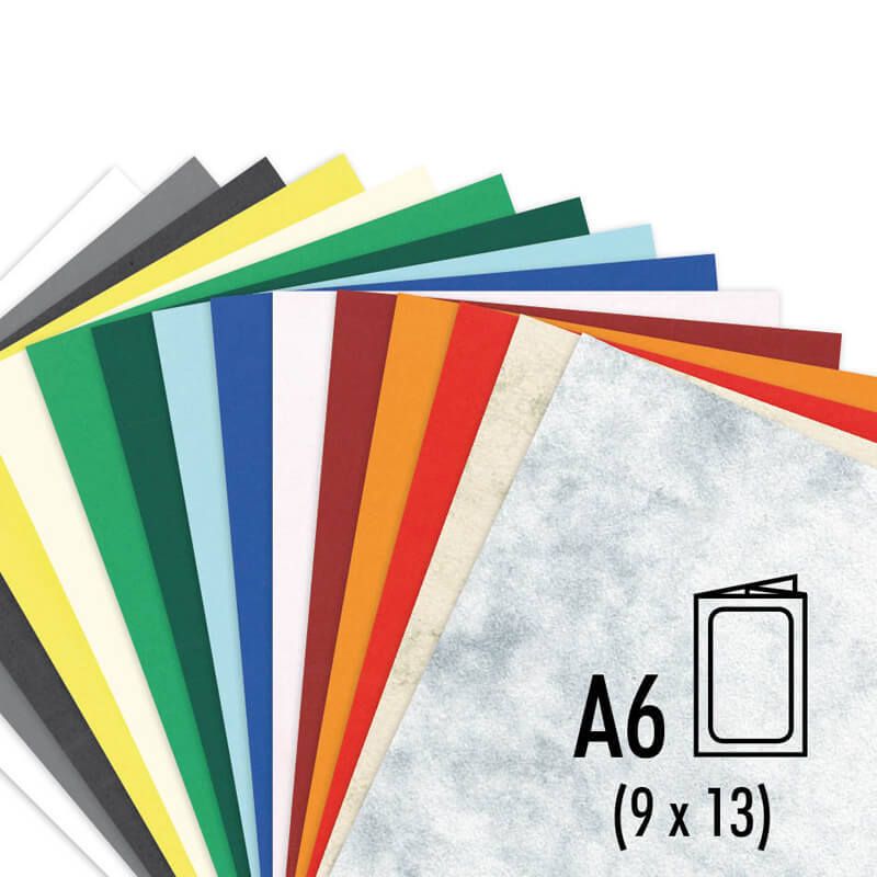 Passepartout-Karte S-Line A6 200g/m² 5 Stück rechteckig