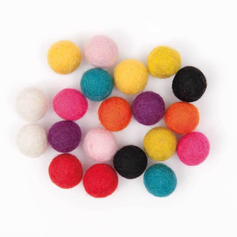Rico Design Filzkugelmix 1,5cm 20 Stück