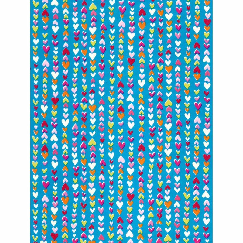 décopatch Papier Herzen mehrfarbig 3 Bogen
