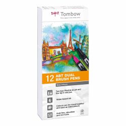 Tombow ABT Dual Brush Pen Grautöne 12er Set Tombow ABT Dual Brush Pen Grautöne 12er Set