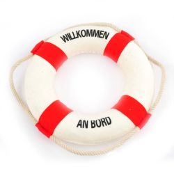 Rettungsring rot-weiß 14cm Rettungsring rot-weiß 14cm