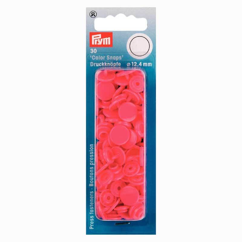 Prym Color Snaps Druckknöpfe himbeer 12,4mm 30 Stück