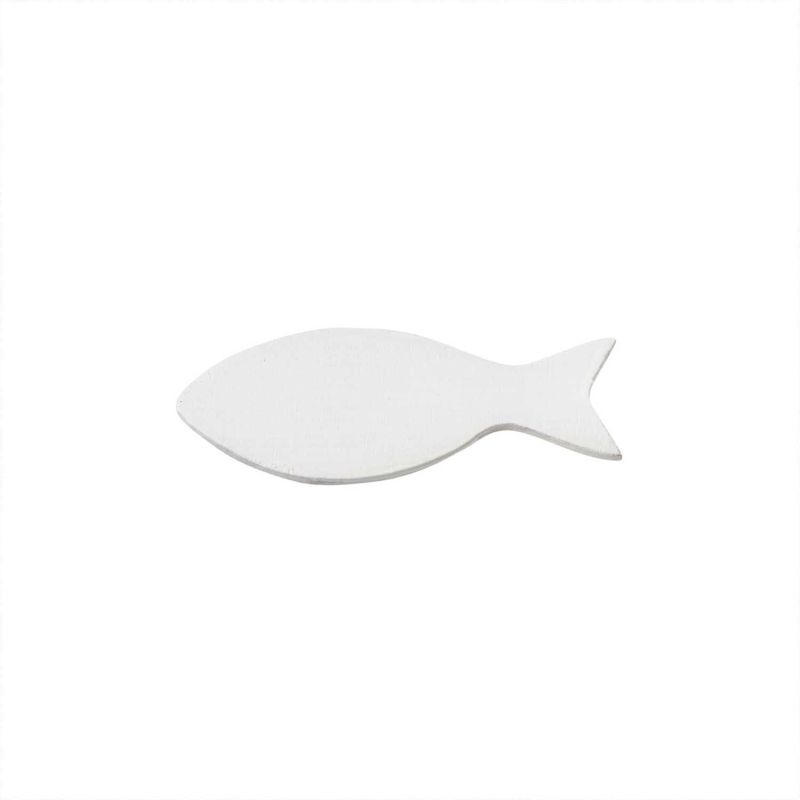 Hobby Fun Streuteile Fisch weiß 15 Stück