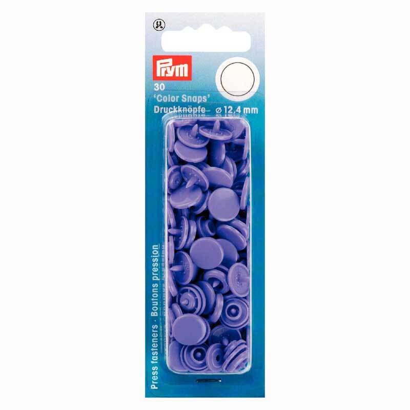 Prym Color Snaps Druckknöpfe flieder 12,4mm 30 Stück