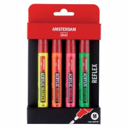 AMSTERDAM Marker Set Reflex 4 Stück AMSTERDAM Marker Set Reflex 4 Stück