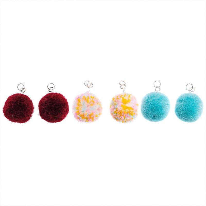 Jewellery Made by Me Pompons mit Öse 2cm 2 Stück