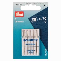 Prym Nähmaschinennadeln 130/705 Standard Nr.70 5 Stück Prym Nähmaschinennadeln 130/705 Standard Nr.70 5 Stück