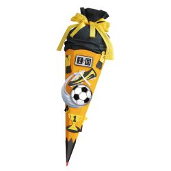 ROTH Schultüten Bastelset Moosgummi Soccer gelb 68cm ROTH Schultüten Bastelset Moosgummi Soccer gelb 68cm
