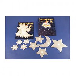 Leuchtsterne und Mond 9teilig Leuchtsterne und Mond 9teilig