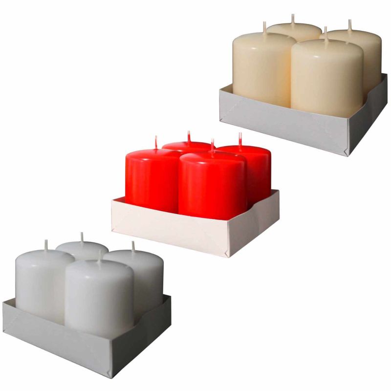 Kopschitz Stumpenkerzen 8x6cm 4 Stück